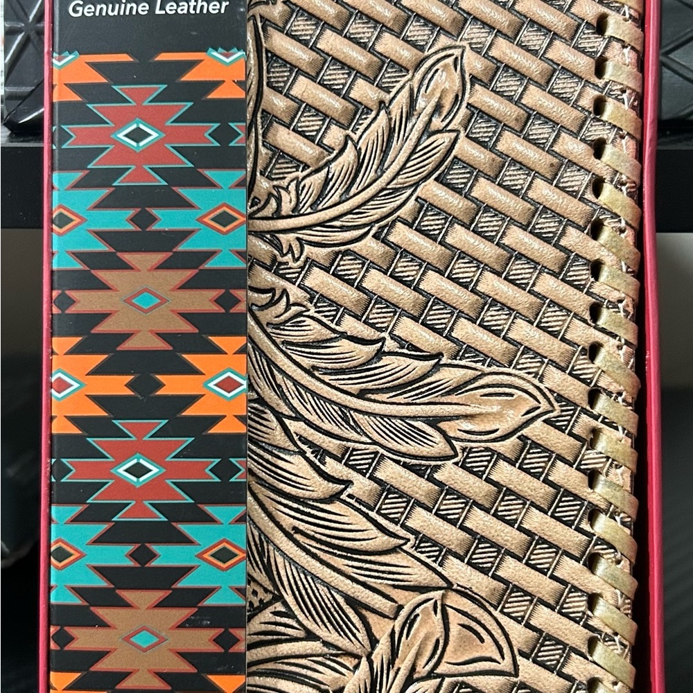 Red Dirt Genuine Leather Embossed Wallet